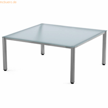 Rocada Schreibtisch Executive BxTxH 120x120x73cm Gestell verchromt Pla von Rocada