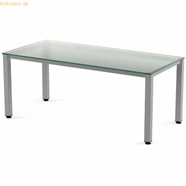 Rocada Schreibtisch Executive BxTxH 180x80x73cm Gestell grau Platte Gl Rocada Schreibtisch Executive BxTxH 180x80x73cm Gestell grau Platte Gl von Rocada