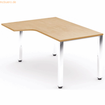 Rocada Schreibtisch Executive L-Form links BxTxH 160x120x73cm Gestell Rocada Schreibtisch Executive L-Form links BxTxH 160x120x73cm Gestell von Rocada