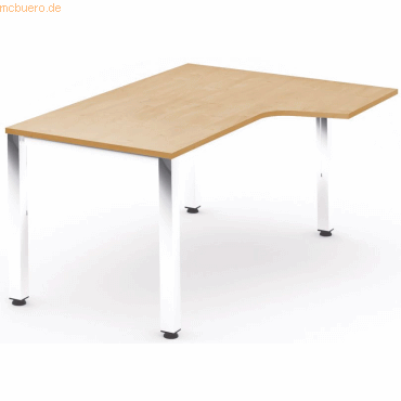 Rocada Schreibtisch Executive L-Form rechts BxTxH 160x120x73cm Gestell Rocada Schreibtisch Executive L-Form rechts BxTxH 160x120x73cm Gestell von Rocada