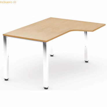 Rocada Schreibtisch Executive L-Form rechts BxTxH 180x120x73cm Gestell Rocada Schreibtisch Executive L-Form rechts BxTxH 180x120x73cm Gestell von Rocada