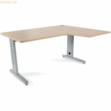 Rocada Schreibtisch Metal L-Form rechts 160x120x72cm Platte einstellba Rocada Schreibtisch Metal L-Form rechts 160x120x72cm Platte einstellba von Rocada