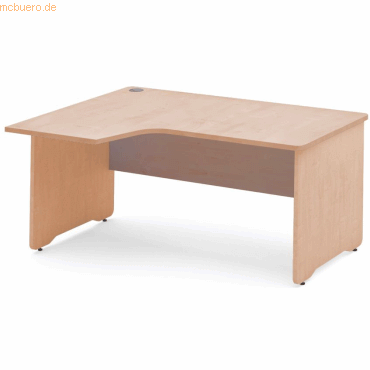 Rocada Schreibtisch Work L-Form links BxTxH 180x120x72cm melaminbeschi von Rocada