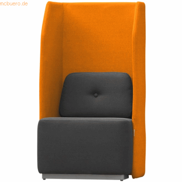 Rocada Sitzsofa Soft Einzelsitz orange/grau von Rocada