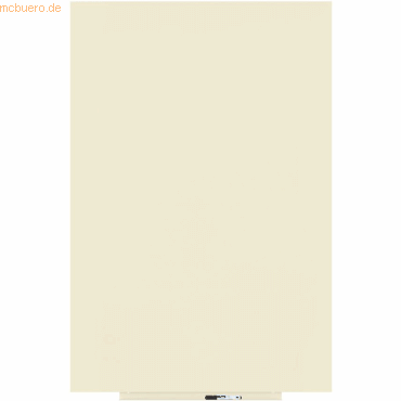 Rocada Skinwhiteboard-Modul lackiert 100x150cm RAL 1013 perlweiß von Rocada