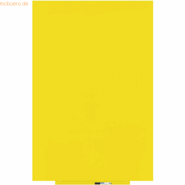 Rocada Skinwhiteboard-Modul lackiert 100x150cm RAL 1023 verkehrsgelb von Rocada