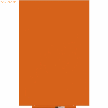 Rocada Skinwhiteboard-Modul lackiert 100x150cm RAL 2008 hellrotorange von Rocada