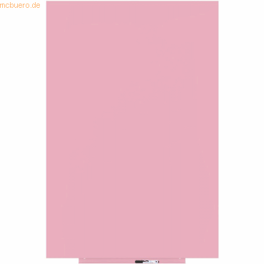 Rocada Skinwhiteboard-Modul lackiert 100x150cm RAL 3015 hellrosa von Rocada