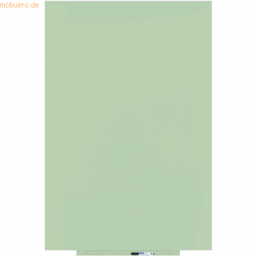 Rocada Skinwhiteboard-Modul lackiert 100x150cm RAL 6019 weißgrün von Rocada