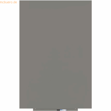 Rocada Skinwhiteboard-Modul lackiert 100x150cm RAL 7030 steingrau von Rocada