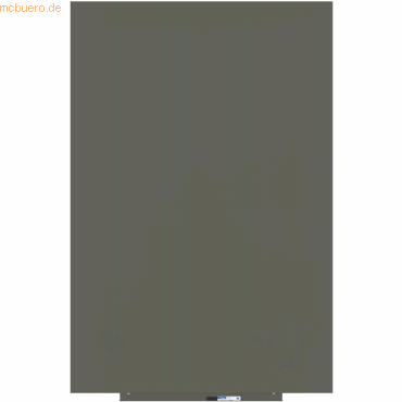Rocada Skinwhiteboard-Modul lackiert 100x150cm RAL 7033 zementgrau von Rocada