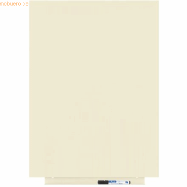 Rocada Skinwhiteboard-Modul lackiert 55x75cm RAL 1013 perlweiß von Rocada