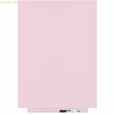 Rocada Skinwhiteboard-Modul lackiert 55x75cm RAL 490-1 rosa von Rocada