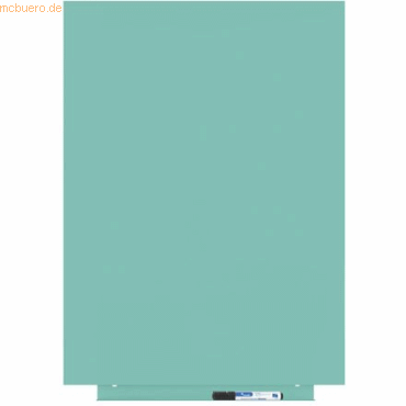 Rocada Skinwhiteboard-Modul lackiert 55x75cm RAL 6027 lichtgrün von Rocada
