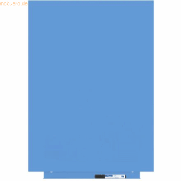 Rocada Skinwhiteboard-Modul lackiert 55x75cm RAL 630-1 blau von Rocada