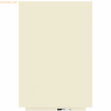 Rocada Skinwhiteboard-Modul lackiert 75x115cm RAL 1013 perlweiß von Rocada