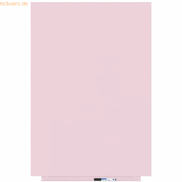 Rocada Skinwhiteboard-Modul lackiert 75x115cm RAL 490-1 rosa von Rocada