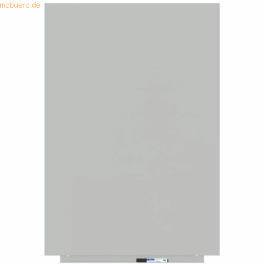 Rocada Skinwhiteboard-Modul lackiert 75x115cm RAL 7035 lichtgrau von Rocada