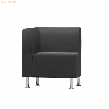Rocada Sofamodul Ecke BeSoft 1803DBK-4 schwarz von Rocada