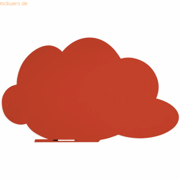 Rocada Symbol-Tafel Skinshape Wolke lackiert 100x150cm RAL 2002 blutor von Rocada