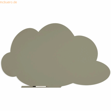 Rocada Symbol-Tafel Skinshape Wolke lackiert 100x150cm RAL 7033 zement von Rocada