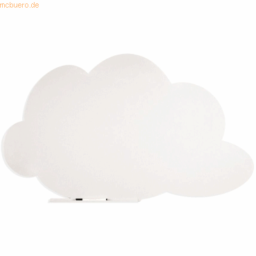 Rocada Symbol-Tafel Skinshape Wolke lackiert 100x150cm RAL 9010 reinwe von Rocada