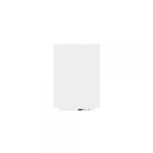 Rocada | Weißes magnetisches Whiteboard 55 x 75 cm | Rahmenloses magnetisches Whiteboard | Leicht abwischbares, lackiertes Whiteboard mit patentiertem Magnethaltesystem von Rocada