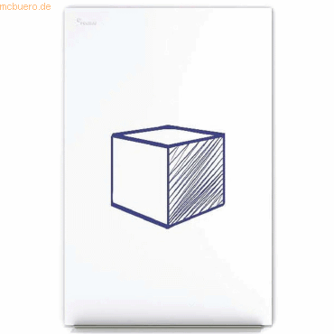 Rocada Whiteboard SkinWhiteboard 75x115cm weiß Rocada Whiteboard SkinWhiteboard 75x115cm weiß von Rocada