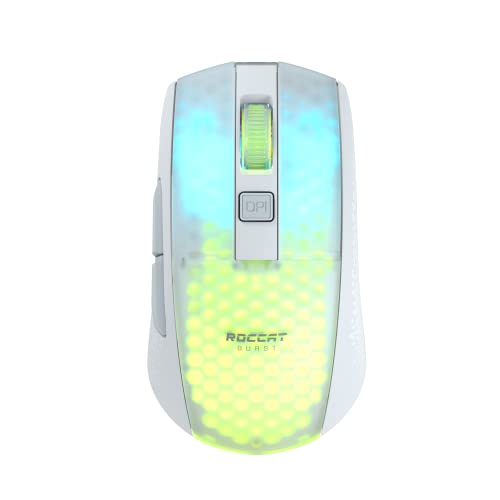 Gaming-Maus - Kabellos - ROCCAT - Burst Pro Air White - Weiß von Roccat