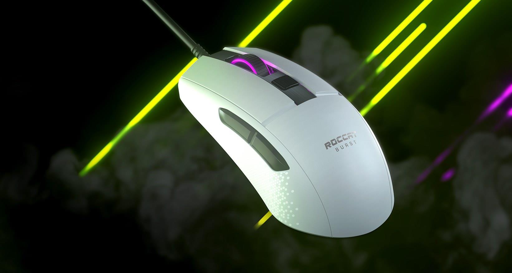 ROCCAT BURST Core - Maus - optisch - kabelgebunden - USB 2.0 - weiß von Roccat