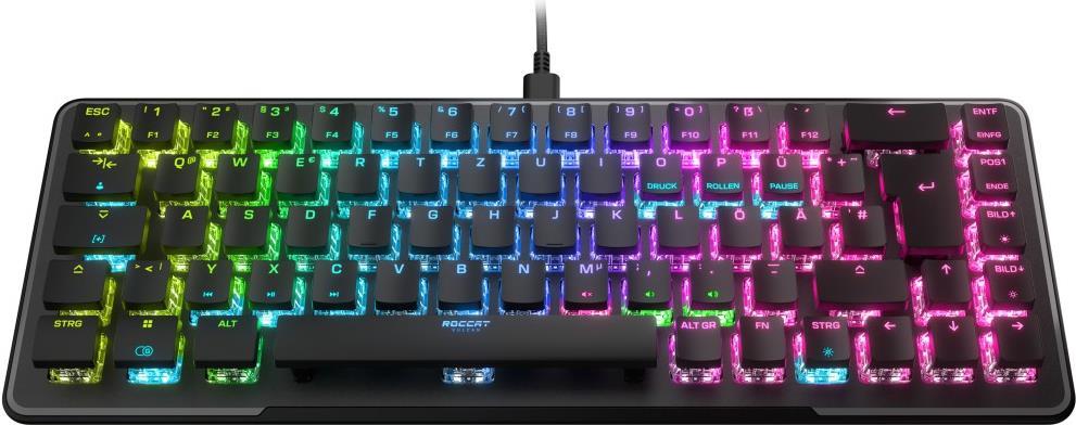 ROCCAT Gaming-Tastatur Vulcan II Mini, mechanische, lineare Tasten, schwarz (00215308) von Roccat