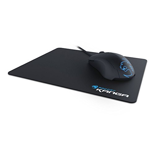 ROCCAT Lua Tri-Button Maus und Kanga Mini Cloth Mousepad Gaming Bundle - Gaming-Maus, 2000Dpi, Schwarz von Roccat