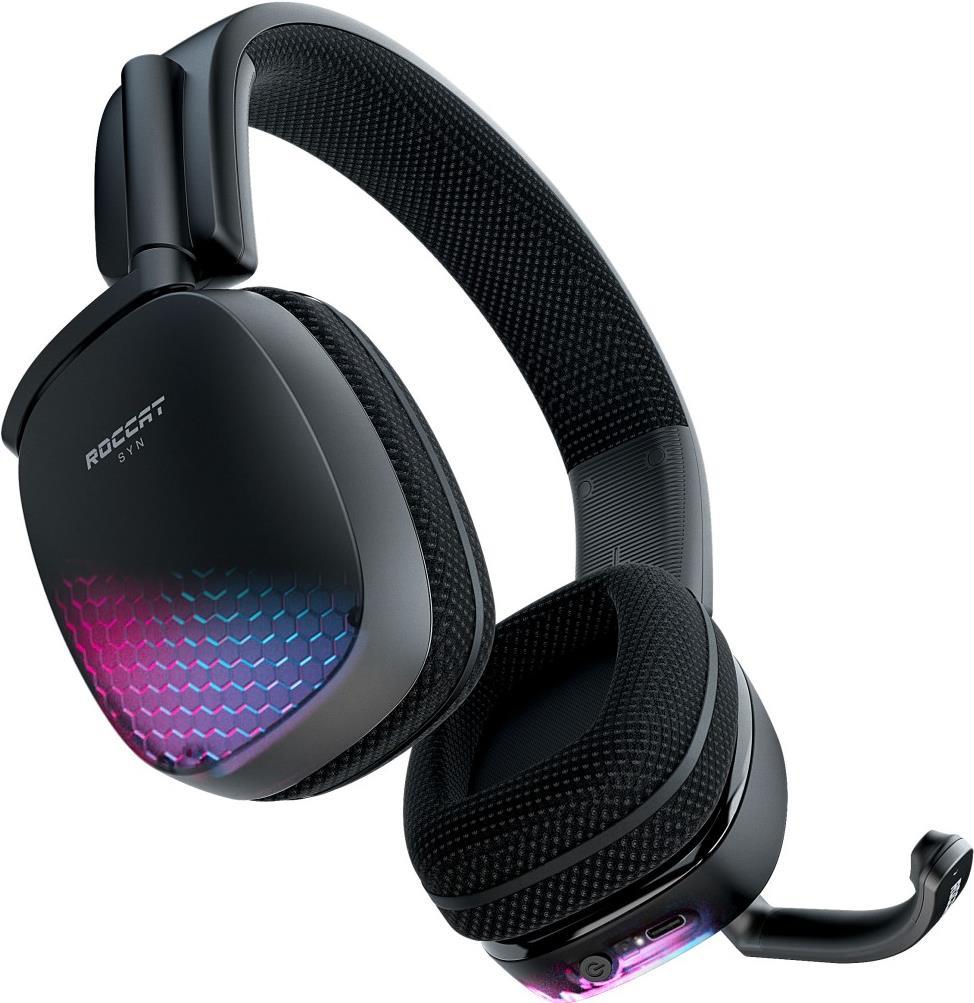 ROCCAT Syn Pro AIR Kopfhörer Kabellos Kopfband Gaming USB Typ-C Schwarz (00216874) von Roccat