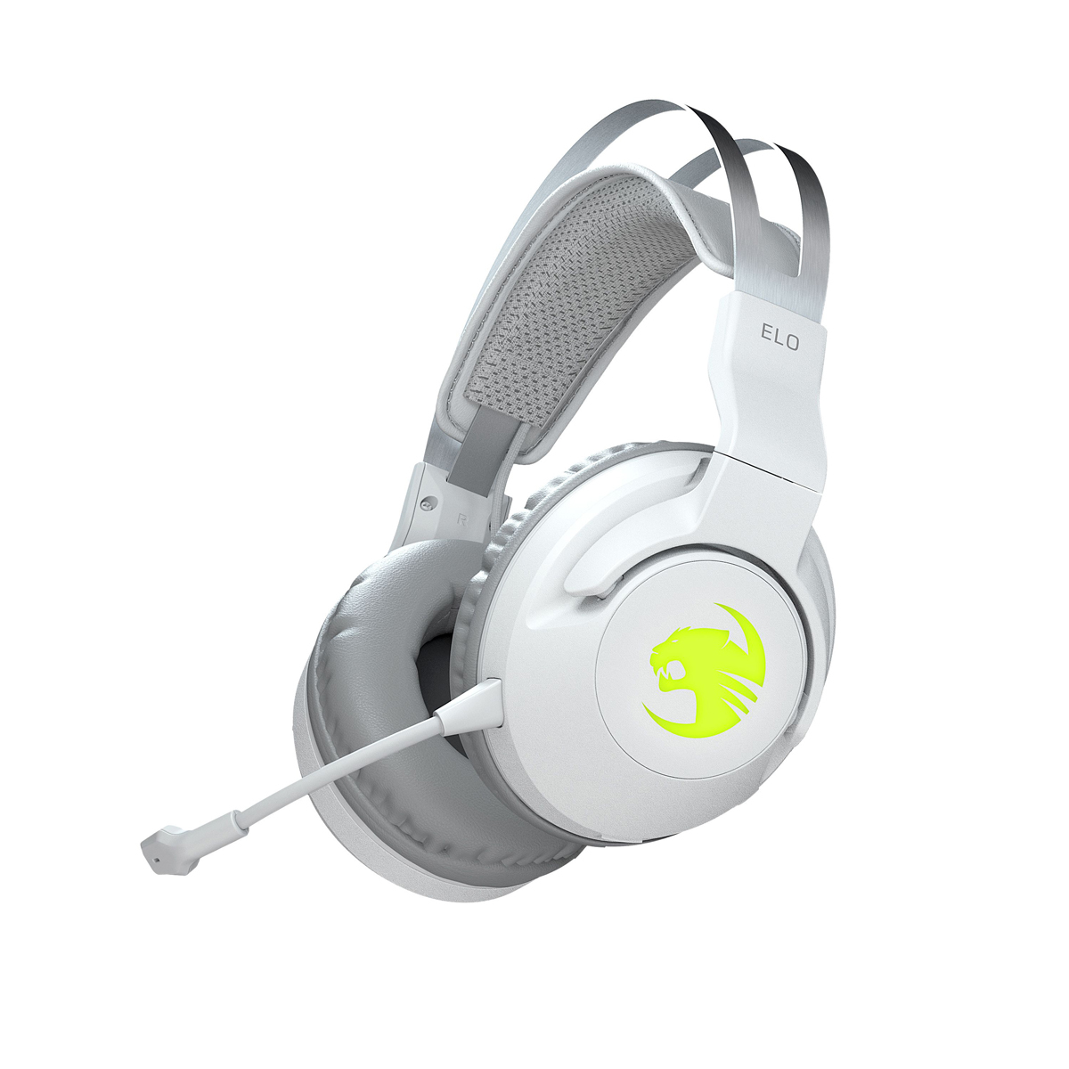 Roccat Elo 7.1 Air White Kabelloses Surround-Sound RGB-Gaming-Headset von Roccat