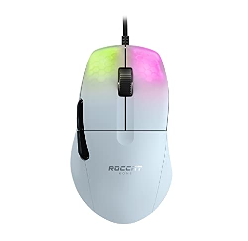 Roccat Kone Pro - Lightweight Ergonomic Optical Performance Gaming Maus , weiß von Roccat