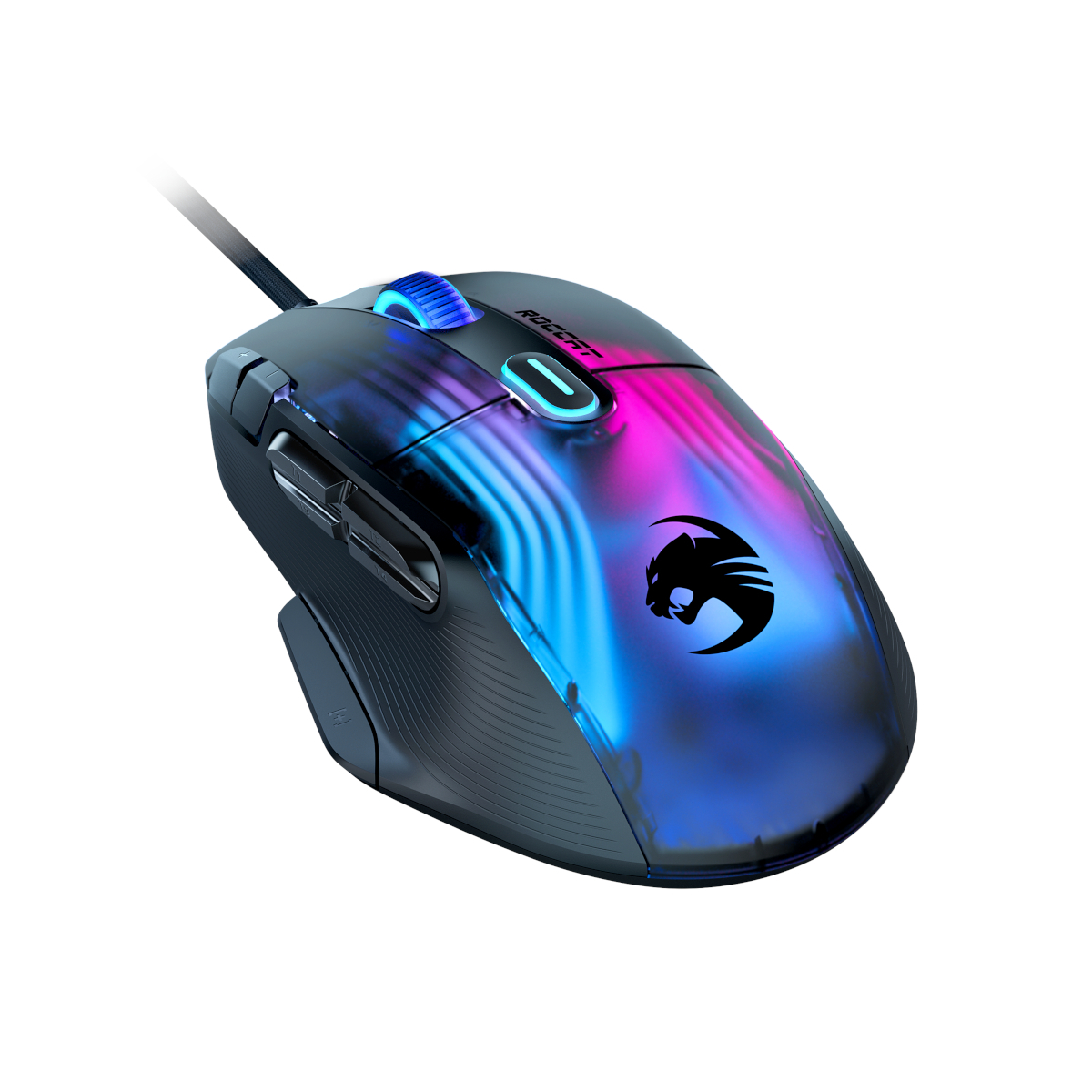 Roccat Kone XP Black - Ergonomische Gaming-Maus mit 3D-RGB-Beleuchtung von Roccat