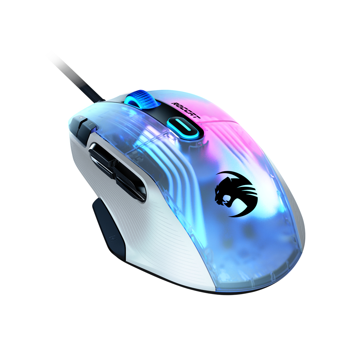 Roccat Kone XP White - Ergonomische Gaming-Maus mit 3D-RGB-Beleuchtung von Roccat