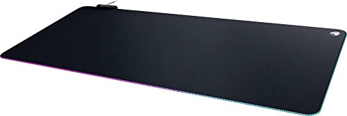 Roccat Sense AIMO XXL Gaming Mauspad - LED Beleuchtung, Höchstmaß an Präzision, gummierte Unterseite, (900 mm x 400 mm x 3,5 mm), schwarz ROC-13-371 Schwarz + AIMO von Roccat