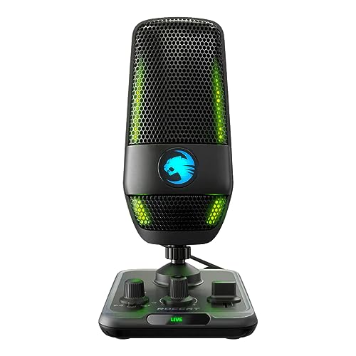 Roccat Torch Studio-Grade USB-Mikrofon, schwarz, ROC-14-910 Roccat Torch Studio-Grade USB-Mikrofon, schwarz, ROC-14-910 von Roccat