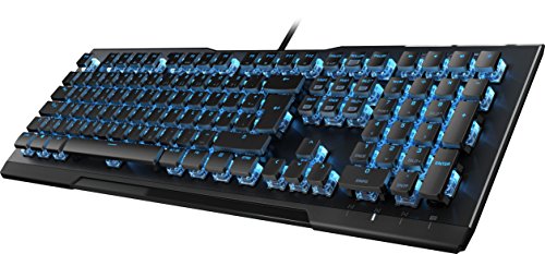 Roccat Vulcan 80 - Mechanical Gaming Keyboard, Blue LED Per-Key Lighting, Titan switches, Durable Design (Aluminum top Plate), Multimedia Keys von Roccat
