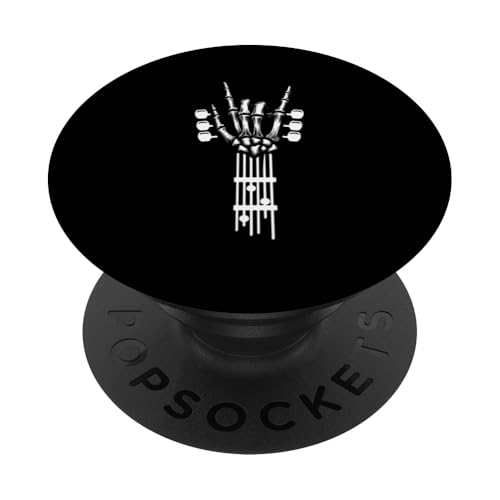 Rock and Roll Skelett Hand Gitarrenspieler Musikgitarist PopSockets Klebender PopGrip Rock and Roll Skelett Hand Gitarrenspieler Musikgitarist PopSockets Klebender PopGrip von Rock Band Players Musician Rock Music Concert