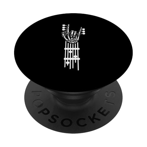 Rock and Roll Skelett Hand Gitarrenspieler Musikgitarist PopSockets Klebender PopGrip Rock and Roll Skelett Hand Gitarrenspieler Musikgitarist PopSockets Klebender PopGrip von Rock Band Players Musician Rock Music Concert