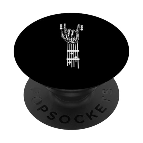 Rock and Roll Skelett Hand Gitarrenspieler Musikgitarist PopSockets Klebender PopGrip Rock and Roll Skelett Hand Gitarrenspieler Musikgitarist PopSockets Klebender PopGrip von Rock Band Players Musician Rock Music Concert