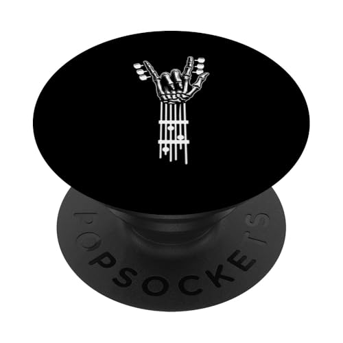 Rock and Roll Skelett Hand Gitarrenspieler Musikgitarist PopSockets Klebender PopGrip Rock and Roll Skelett Hand Gitarrenspieler Musikgitarist PopSockets Klebender PopGrip von Rock Band Players Musician Rock Music Concert