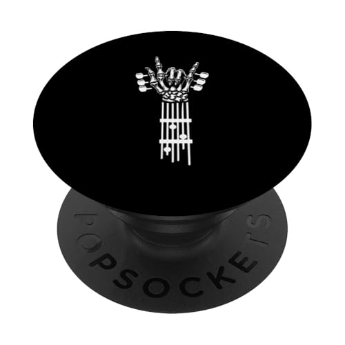 Rock and Roll Skelett Hand Gitarrenspieler Musikgitarist PopSockets Klebender PopGrip Rock and Roll Skelett Hand Gitarrenspieler Musikgitarist PopSockets Klebender PopGrip von Rock Band Players Musician Rock Music Concert
