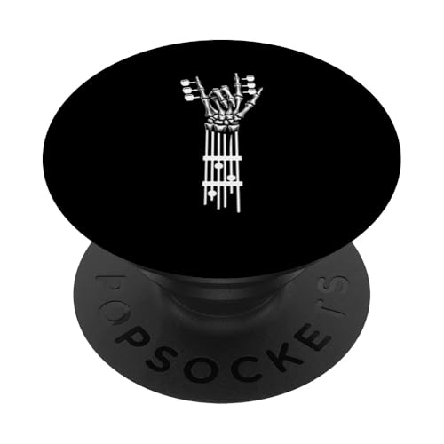 Rock and Roll Skelett Hand Gitarrenspieler Musikgitarist PopSockets Klebender PopGrip Rock and Roll Skelett Hand Gitarrenspieler Musikgitarist PopSockets Klebender PopGrip von Rock Band Players Musician Rock Music Concert