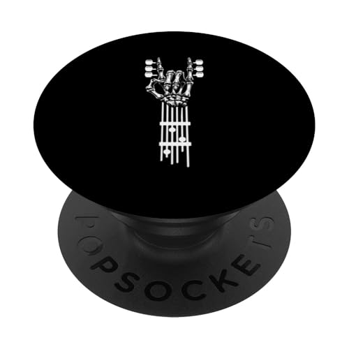 Rock and Roll Skelett Hand Gitarrenspieler Musikgitarist PopSockets Klebender PopGrip Rock and Roll Skelett Hand Gitarrenspieler Musikgitarist PopSockets Klebender PopGrip von Rock Band Players Musician Rock Music Concert