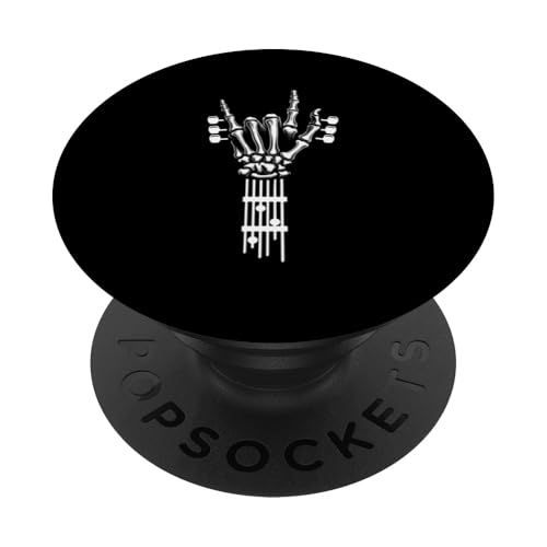 Rock and Roll Skelett Hand Gitarrenspieler Musikgitarist PopSockets Klebender PopGrip Rock and Roll Skelett Hand Gitarrenspieler Musikgitarist PopSockets Klebender PopGrip von Rock Band Players Musician Rock Music Concert