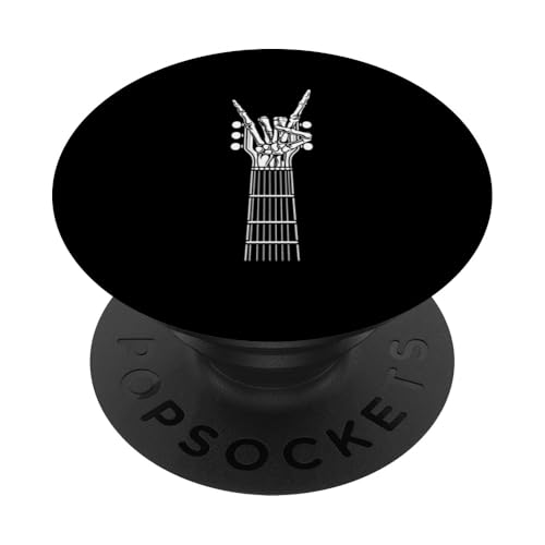 Rock and Roll Skelett Hand Gitarrenspieler Musikgitarist PopSockets Klebender PopGrip Rock and Roll Skelett Hand Gitarrenspieler Musikgitarist PopSockets Klebender PopGrip von Rock Band Players Musician Rock Music Concert