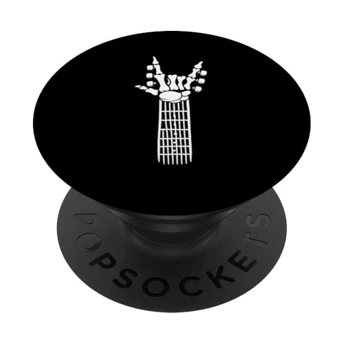 Rock and Roll Skelett Hand Gitarrenspieler Musikgitarist PopSockets Klebender PopGrip Rock and Roll Skelett Hand Gitarrenspieler Musikgitarist PopSockets Klebender PopGrip von Rock Band Players Musician Rock Music Concert